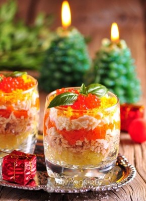 Салат «Мимоза»: Вкус детства на новогоднем столе