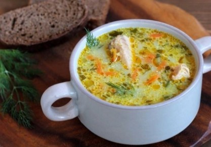 Финская уха: сливочный вкус моря с горбушей