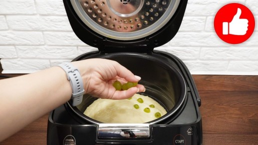 Вкусная находка: виноградный пирог в мультиварке для ценителей домашней выпечки