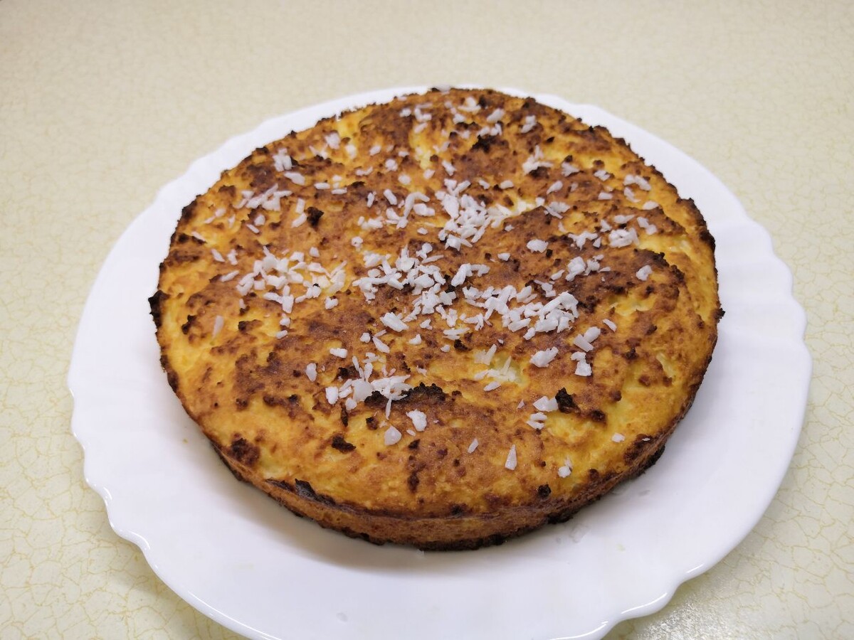 Запеканка с кокосом: вкусный десерт всего за 165 калорий