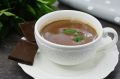 Нежный мятный горячий шоколад для зимних вечеров