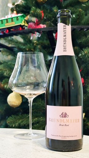 Австрийское игристое вино: Br?ndlmayer Brut Ros? Reserve