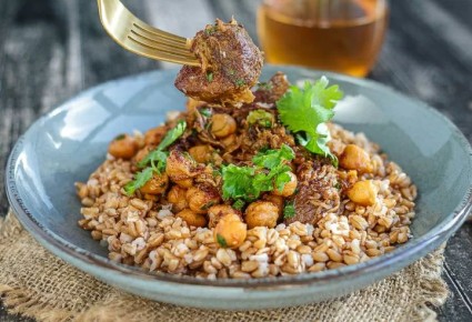 Ароматная баранина с нутом