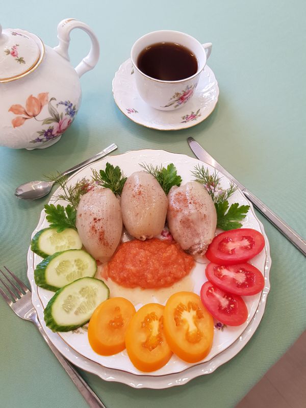 Греческие луковые голубцы