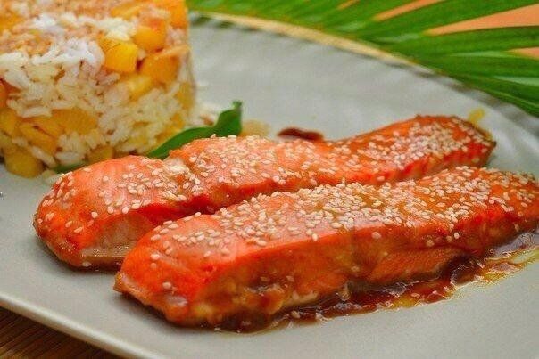 Удивительный лосось с медом и горчицей