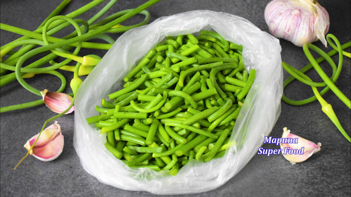 Заготовка стрелок чеснока на зиму: полезный и ароматный рецепт