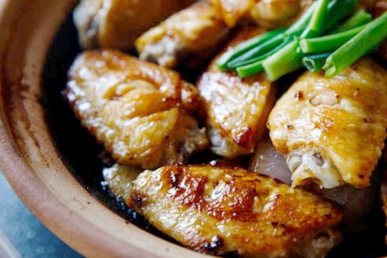 Куриные крылышки в удивительном устричном соусе