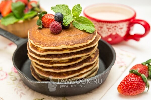 5 непревзойденных рецептов американских панкейков на молоке