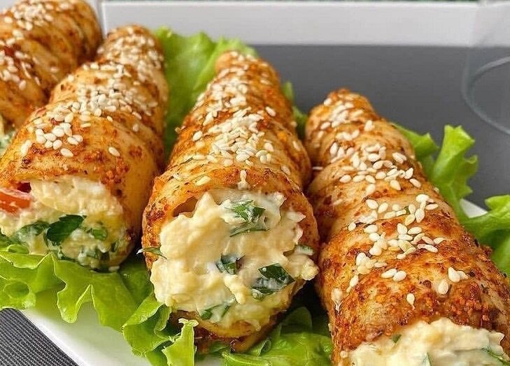 Куриные трубочки: идеальная закуска к Дню защитника Отечества
