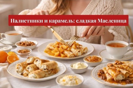 Сладкие настроения Масленицы: налистники и карамель
