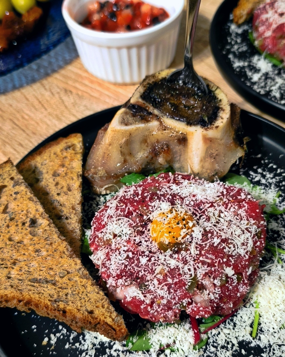 Тартар с мозговой косточкой: кулинарный шедевр для ваших вечеров