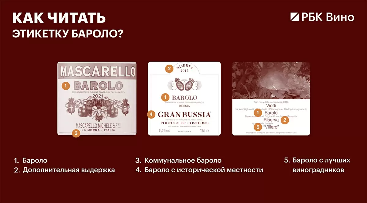Как выбрать идеальное бароло: советы по чтению этикетки