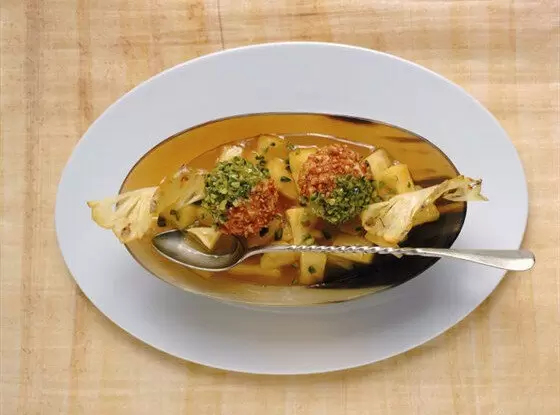 Нежный фруктовый салат с апельсином и маракуйей для солнечного настроения