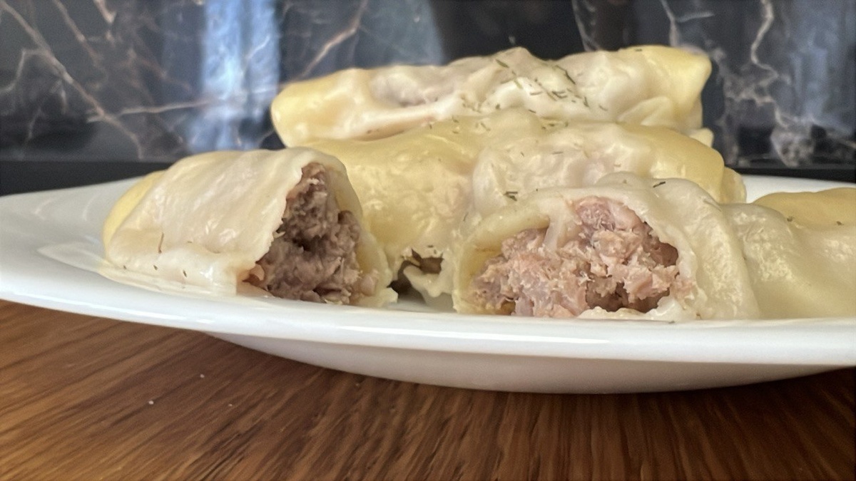Изысканные паровые рулеты с мясом