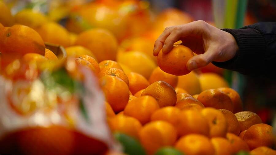 Цены на мандарины в России продолжают падать: 185 рублей за килограмм