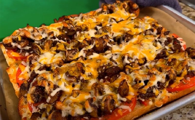 Ленивая пицца на багете: потрясающий вкус за считанные минуты
