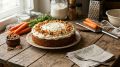 Необычный морковный торт с апельсиновыми сливками